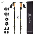NPOT Wholesale cheap foldable walking poles titanium hiking pole